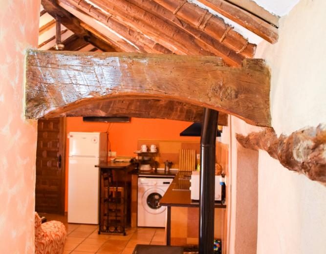 Salón, Cocina y Terraza - Casa Rural Las Tejas